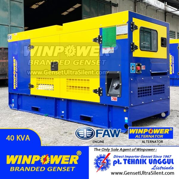 Genset FAWDE 40 KVA Silent WINPOWER – WP44FAW-L