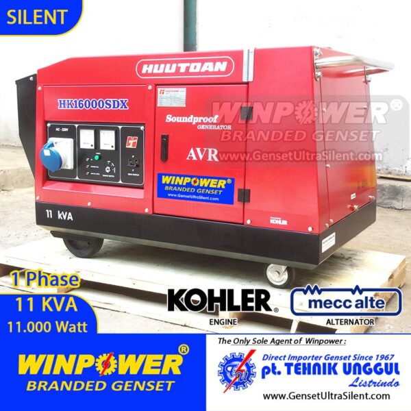 Genset Kohler 10 KVA Silent Mecc Alte 10000 Watt – HK16000SDX