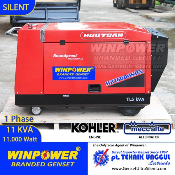Genset Kohler 10 KVA Silent Mecc Alte 10000 Watt – HK16000SDX