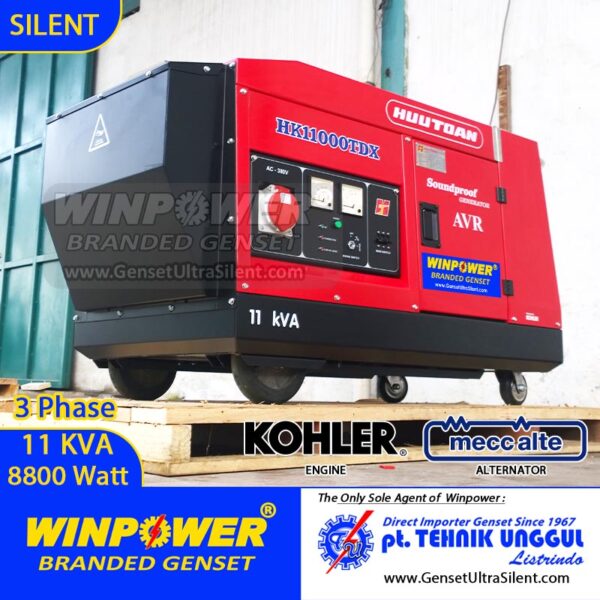 Genset Kohler 10 KVA Silent Mecc Alte 8000 Watt – HK11000TDX