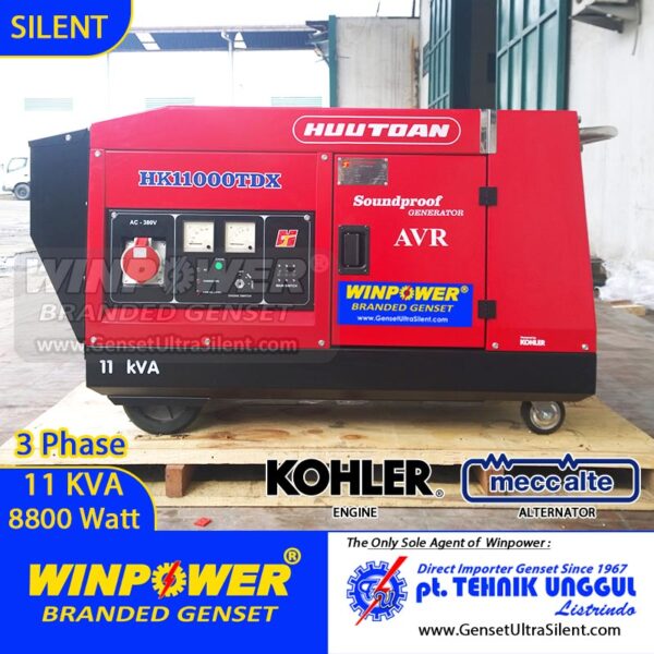 Genset Kohler 10 KVA Silent Mecc Alte 8000 Watt – HK11000TDX