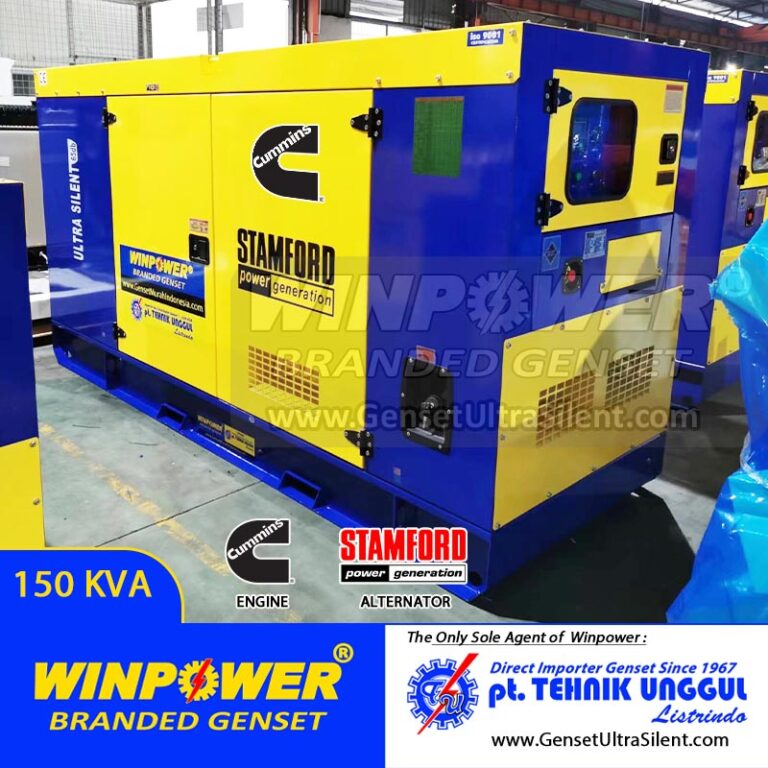 Genset Cummins Kva Silent Stamford Wp C Jual Genset Jakarta