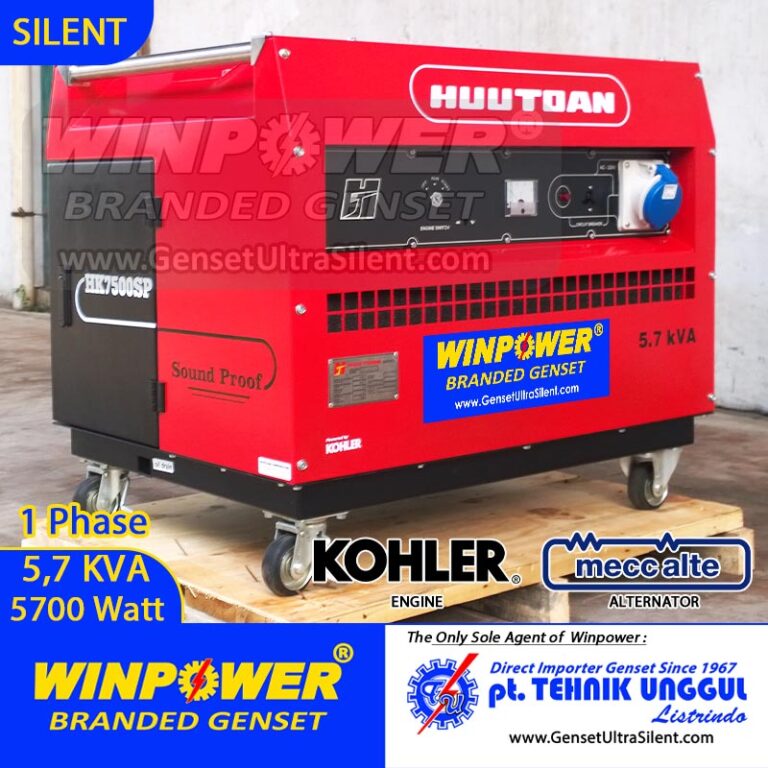 Genset Kohler 6 KVA Silent Mecc Alte 5000 Watt – HK7500SP - Jual Genset ...