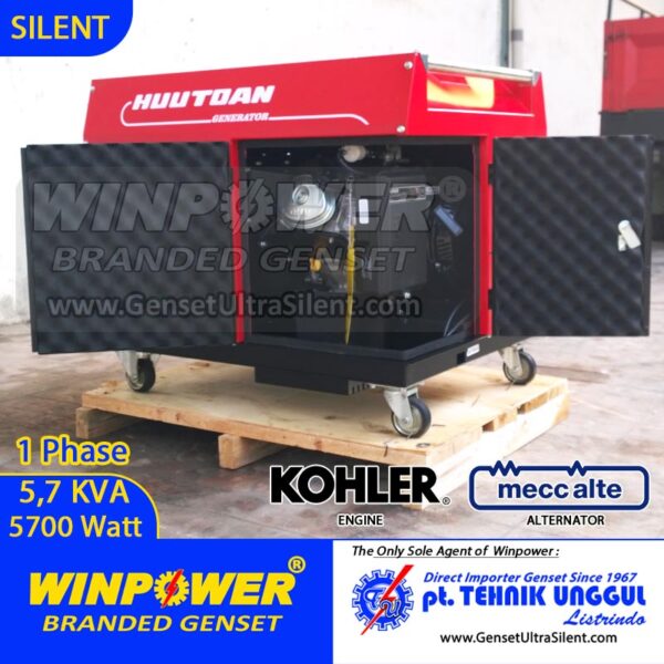 Genset Kohler 6 KVA Silent Mecc Alte 5000 Watt – HK7500SP